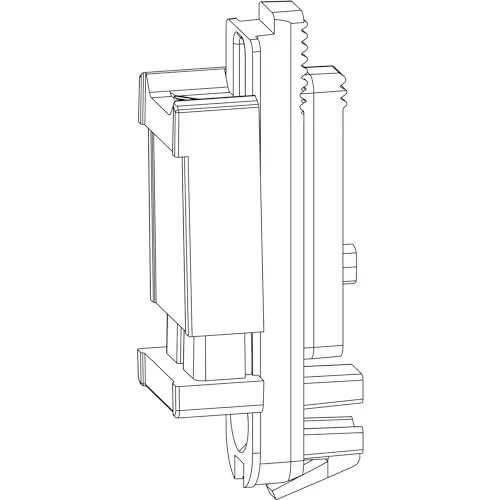 ROTO NX Schnäpper Flügelteil Holz/PVC silber