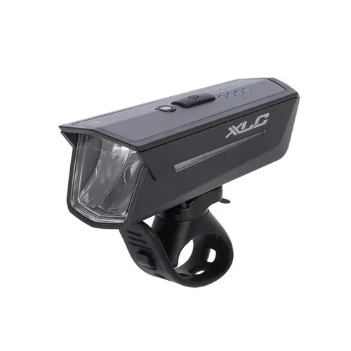 XLC CL-F28 Proxima Pro Frontleuchte - Fahrradbeleuchtung mit beeindruckender Leuchtdauer von bis zu 710 Minuten und 80 Lux. Integrierter Lichtsensor für optimale Sichtbarkeit und beleuchtetes LED-Display zur Batteriestandanzeige.