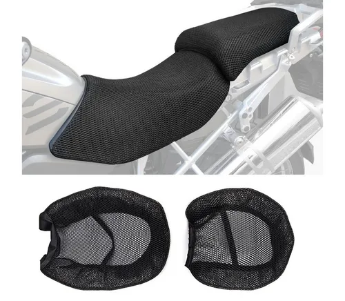 Tourtecs Sitzbankbezug für BMW R 1200 GS 04-12 - Sitzbankbezug für BMW R 1200 GS, sorgt für optimale Luftzirkulation und erhöht den Sitzkomfort mit weichem 3D-Netzgewebe. Einfacher Klettverschluss für schnelle Montage.