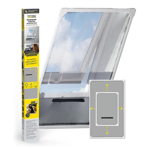 EASYmaxx Insect Protect Fliegengitter Fenster mit Magnetbefestigung