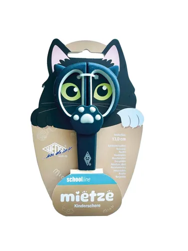 WEDO Haushaltsschere WEDO® Bastelschere rund MIETZE Kinderschere Schere Katze 736005