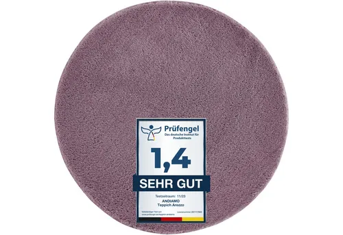 Badematten & Badteppiche Lila von Andiamo
