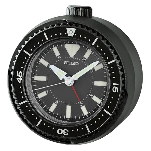 Seiko Clocks Wecker QHE207K, Schwarz in schwarz von Seiko