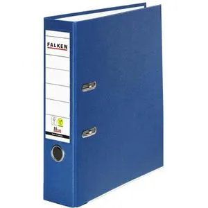 Falken Ordner 9984063, PP, A4, 8cm, Kunststoffordner, blau