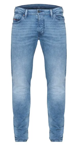 Diesel Tepphar-X Herren Slim Tapered Fit Jeans in Hellblau von Diesel