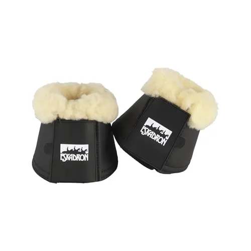 BASIC Hufglocken ALLROUND LAMBSKIN in schwarz von Eskadron