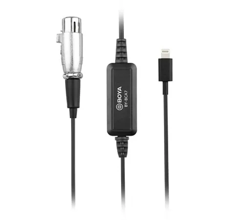 Produktbild Boya BCA7 adapter cable XLR to Lightning iOS