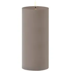 Produktbild Uyuni Outdoor LED Stumpenkerze 8,4 x 20cm sandstone