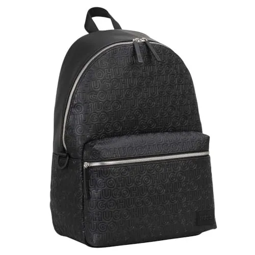 Hugo Ethon 2.0 Rucksack schwarz 50552901-005 - Stylischer Rucksack aus robustem Polyamid, ideal für den Alltag und Reisen, mit Platz für Laptops bis 14 Zoll.