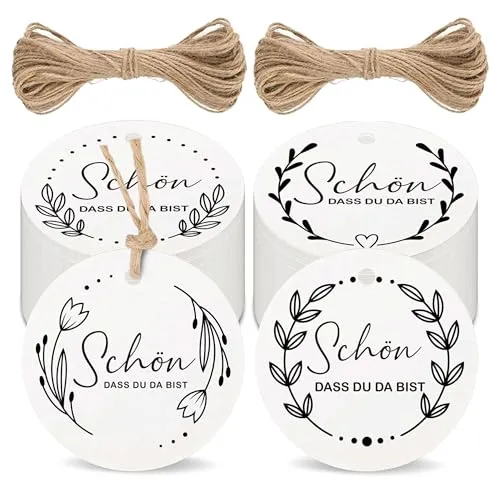 BIROYAL SCHÖN DASS DU DA BIST Geschenkanhänger von BIROYAL