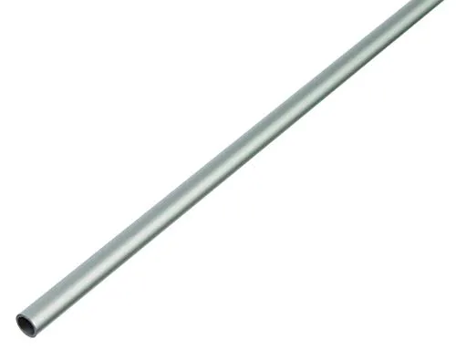 Alberts 20 x Rundrohr Aluminium, silberfarbig eloxiert 1000 x 6 x 1 mm - Metall- & Legierung-Platten, hochwertiges eloxiertes Aluminiumrohr mit 6 mm Durchmesser, ideal für kreative Bauprojekte und Konstruktionen.
