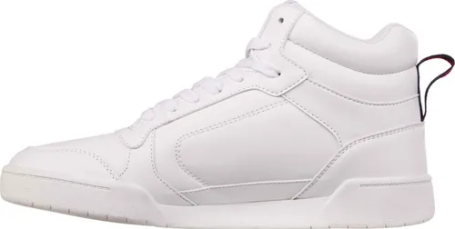 Lotto Nandu MID Unisex Sneaker, White/RED, 39 EU - Damen-Sneaker mit modernem Mid-Cut Design, hohem Komfort durch Mesh-Zunge und gepolsterte Schaftkante für optimalen Tragekomfort.