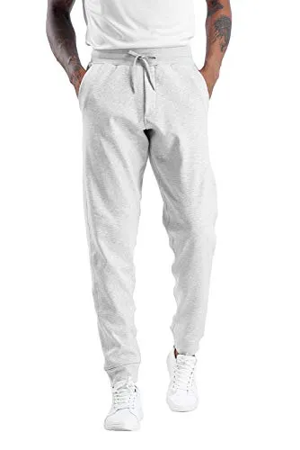 THE GYM PEOPLE Jogginghose Herren Fleece Trainingshose Sporthose Männer Lang Sport Hose Baumwolle Sweathose Jogger Freizeithose mit Tiefen Taschen