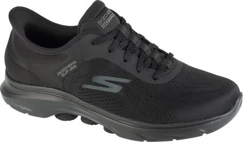 Skechers Go Walk 7 - Valin 216550-BBK Herren Sneaker - Bequeme Textil-Sneaker in Schwarz, ideal für den Alltag und lange Spaziergänge mit hervorragender Dämpfung.