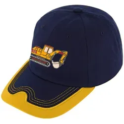 Fiebig Baseball Cap Fiebig Bagger Basecap cap Mütze Jungen Baseballcap Schaufelbagger blau|gelb 55