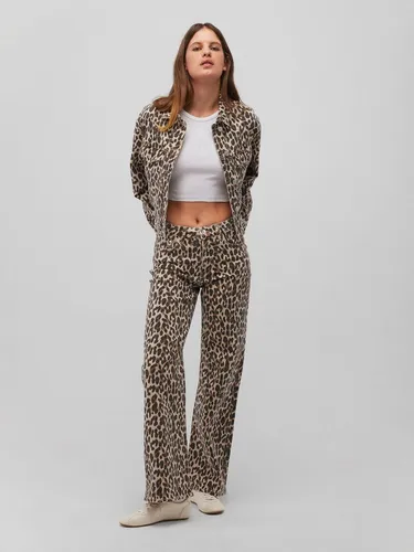 Mavi Damen Malibu Jeans, Leopard Denim, 31/30 in braun von Mavi