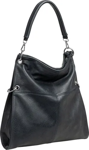 Caspar Schultertasche TS561 Damen Multifunktions Schultertasche - Schultertasche aus hochwertigem Lederimitat, ideal für Schule, Shopping und Kurztrips. Vielseitige Innenaufteilung und umschlagbares Design für zusätzlichen Tragekomfort.