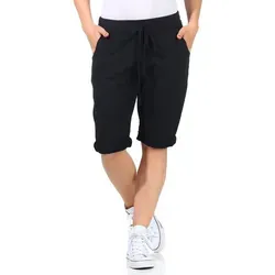 CLEO STYLE Bermudas Sweat Bermuda 1212 Schwarz 42-46 schwarz 42-46