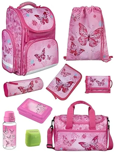 Familando Schulranzen 1. Klasse – Ergonomischer Tornister mit 9-teiligem Set