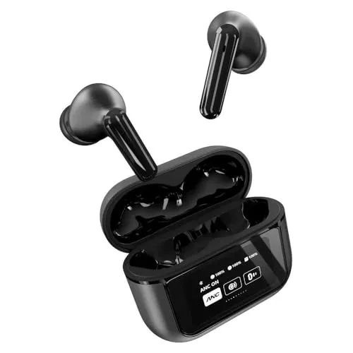 Energy Sistem Icon Series True Wireless-Ohrhörer, Graphit - Headsets mit aktiver Geräuschunterdrückung und Bluetooth 5.4 für kabellosen Musikgenuss bis zu 6 Stunden.