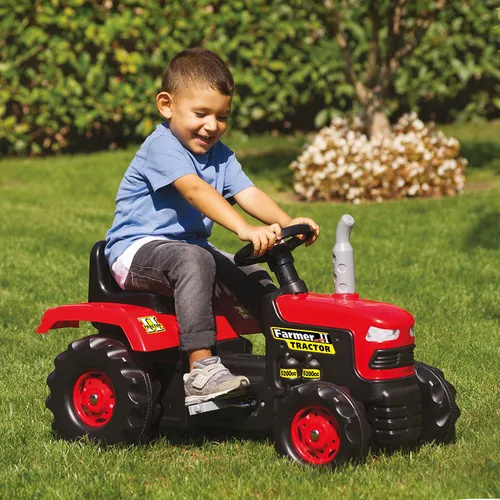 Dolu Traktor mit Pedalen – Lernspielzeug für Kinder - Tretfahrzeuge, ideal für die motorische Entwicklung und Fantasieanreicherung, mit robustem Design und komfortablem Sitz für stundenlangen Spielspaß.