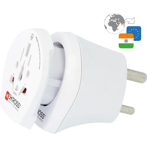 Skross 1.500215-E Reiseadapter CO W to IND