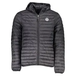 NORTH SAILS Schwarze Herrenjacke 2XL - Funktionale Übergangsjacke für Männer aus 100% Polyamid, ausgestattet mit Kapuze, 2 Außentaschen und 2 Innentaschen. Ideal für jeden Anlass und bietet modernen Stil mit praktischem Nutzen.