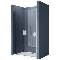 doporro Dusch-Drehtür Teramo24, 85x195 cm in weiß von SOGOOD