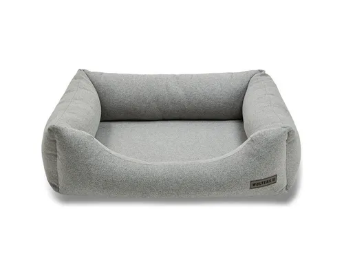 Wolters Tierbett Dream-Well Hero hellgrau - Hochwertiges Hundebett mit abziehbaren und waschbaren Bezügen. Ideal für jeden Einrichtungsstil und sorgt für einen bequemen Rückzugsort für deinen Hund. Made in Italy, robust und pflegeleicht.