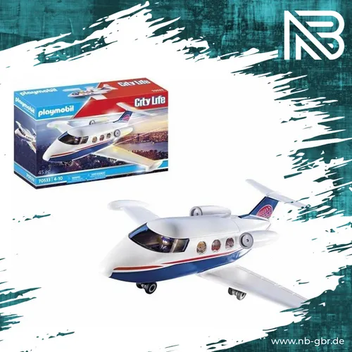 PLAYMOBIL Private Jet Stadt Life Luxus Spielset 70533 von PLAYMOBIL