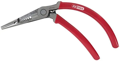 KS Tools 115.1238 5in1 Crimpzange mit Gebogenem Griff