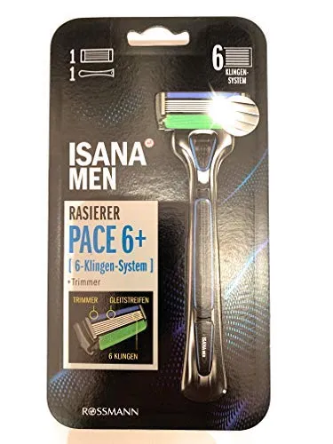 ISANA MEN Pace 6+ Rasierer mit 3D Flex-Kopf