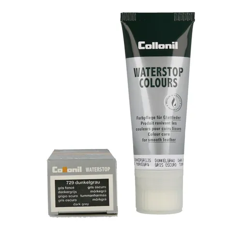 Collonil Waterstop Classic Schuhcreme 75ml Dunkelgrau Schuhpflege Lederpflege