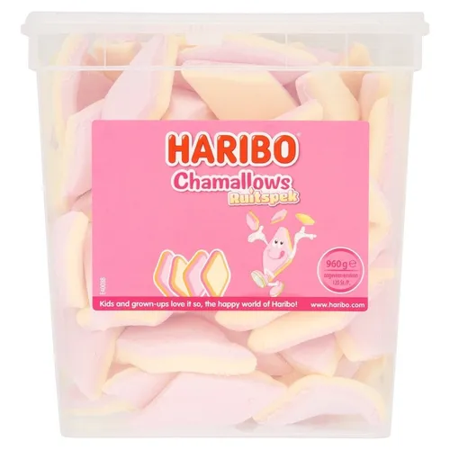 Haribo Chamallows Ruitspek (960 gr.) Marshmallows