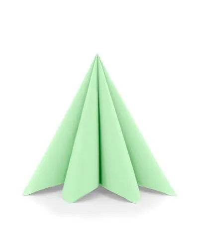 Sovie HORECA Airlaid Serviette in PISTAZIE, 40 x 40cm, 1/4 Falz, 50 Stück, hochwertige Einwegservietten in Stoffoptik, Ideal für Hochzeiten, Sommer- & Gartenpartys