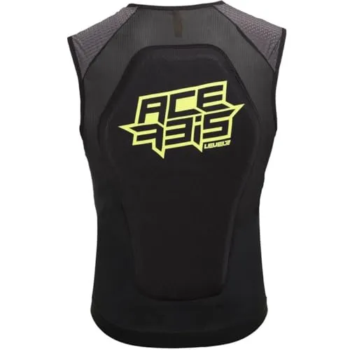 ACERBIS X-AIR Weste Level 2 - Schwarz/Gelb L/XL - Protektoren für optimalen Schutz, leicht und atmungsaktiv für besten Komfort beim Sport.