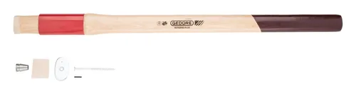 Gedore Hammerstiel Hickory für 4 kg Rotband