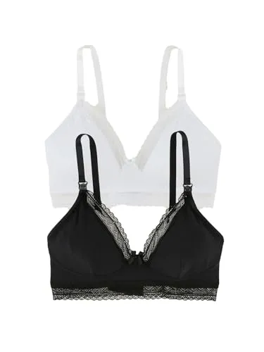 vertbaudet Still-BH Bügellose Still-BHs 2er-Pack aus Bio-Baumwolle