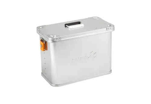 Alubox Motorrad Seitenkoffer ABX-M32 - 32 Liter Aluminium - Motorrad-Gepäckträger & Boxen, stabiler Koffer aus 1,2 mm starkem Vollaluminium, ideal für lange Touren und sicherer Transport.