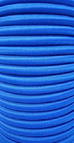 Schwagers-Teileshop 10m Expanderseil 8mm blau Gummiseil Planenseil Spannseil Seil Plane