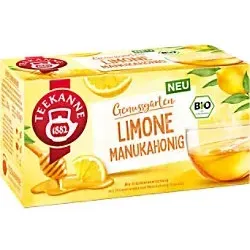 Teekanne Bio Genussgarten Limone Manukahonig Früchtetee 18 Beutel