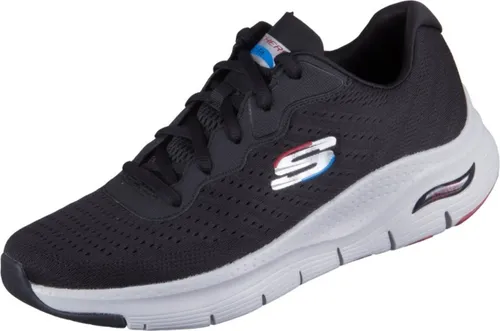 Skechers Arch Fit Herren Sneaker 39362D323332333033 Schwarz 45 EU - Sneaker für Herren mit herausnehmbarer Arch Fit-Einlegesohle und stoßdämpfender Zwischensohle. Ideal für Freizeit und Fitness, maschinenwaschbar und 100% vegan für optimalen Tragekomfort.