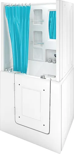 Seniorendusche & Whirlpool Badewanne S02D-WP-B-L 100x78cm