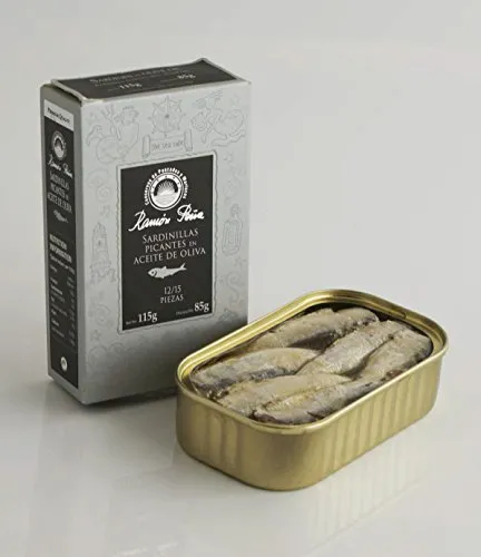 Kleine Sardinen in scharfem Olivenöl (12/16 Stk.) 115 g, Ramón Peña/Spanien