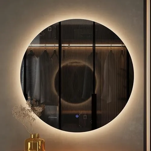 Produktbild Planetmöbel NOVA Spiegel mit Beleuchtung Ø 80cm