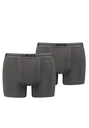 Levi's® Boxershorts LEVIS MEN TENCEL BOXER BRIEF 2P in silber von Levi's