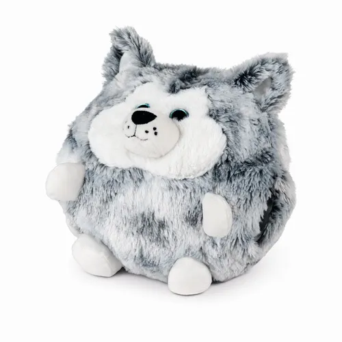 NOXXIEZ Kuscheltier Husky - Handwärmer Plüschtier für kalte Tage - Kuscheliger Husky Handwärmer für warme Hände und herzliche Umarmungen. Ideal für kalte Tage, bietet er nicht nur Wärme, sondern auch charmante Gesellschaft. Perfekt als Geschenk oder für gemütliche Abende!