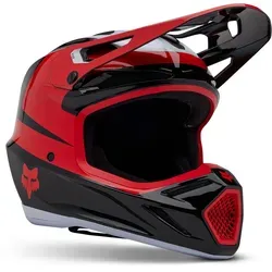 FOX V3 Divider MIPS Motocross Helm, schwarz, Größe XS - Robuster Motocross Helm mit MIPS-Technologie für optimalen Schutz. Die leichte Glasfaserverbundschale sorgt für hohen Komfort und Sicherheit beim Fahren.