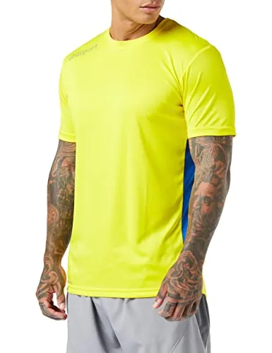 Produktbild Uhlsport Herren Herren Trainingstrikot Essential Trikot, limonengelb/azurblau, 2XL, 100334109