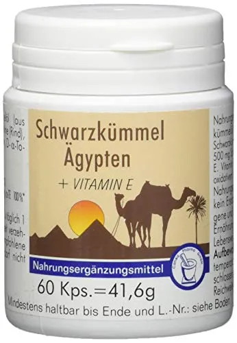 SCHWARZKÜMMEL ÄGYPTEN+E Kapseln 0,69 g